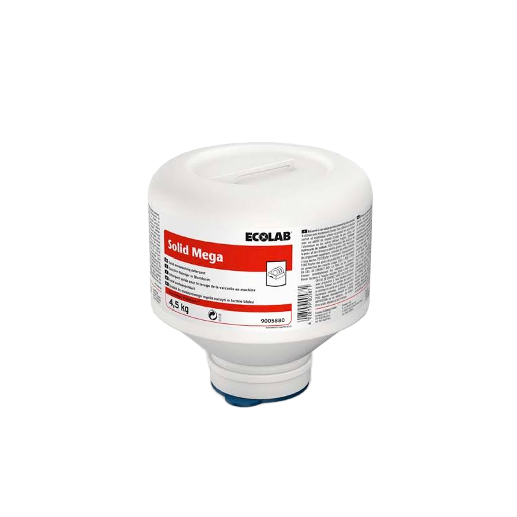 Solid Mega 4x4,5kg - Maskinopvaskemiddel