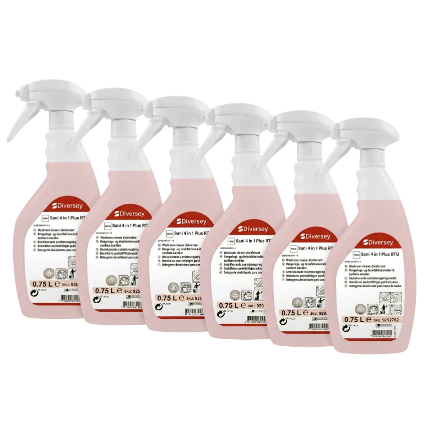 TASKI Sani 4 in 1 Plus RTU  6x750 ml - Sanitetsrengøringsmiddel