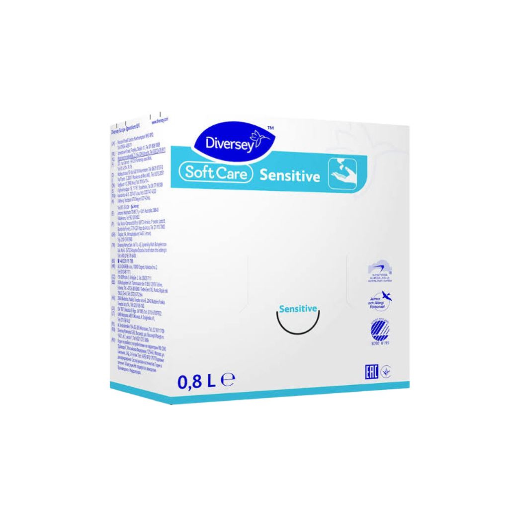 Soft Care Sensitive 6x0.8L - Håndsæbe