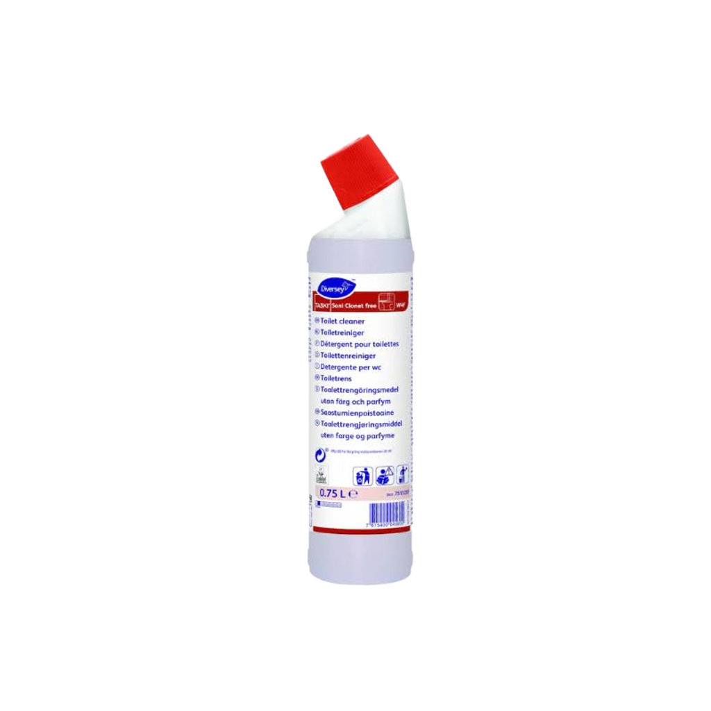 TASKI Sani Clonet free W4f 6x0.75L - Toiletrens uden parfume
