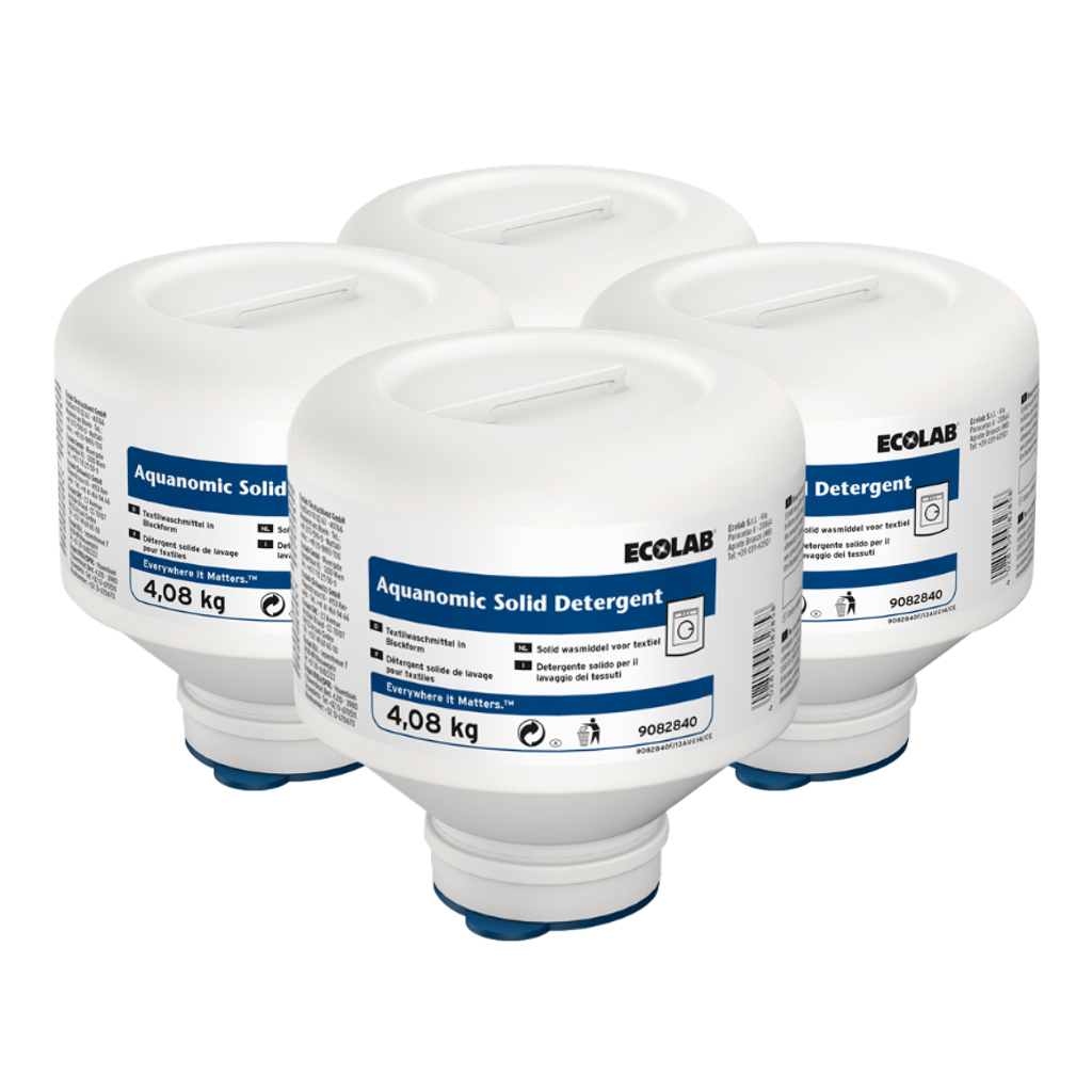 Aquanomic Solid Detergent 4x4.08 kg - Vaskemiddel