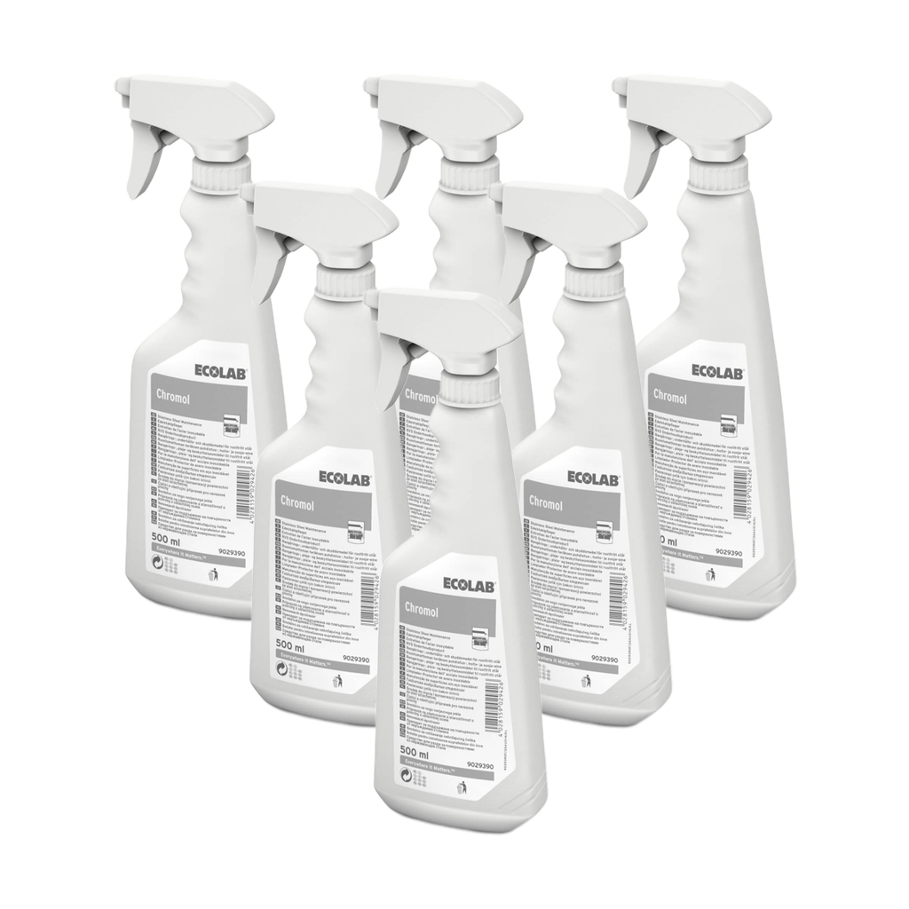 Chromol 6x500ml - Stålrengöring