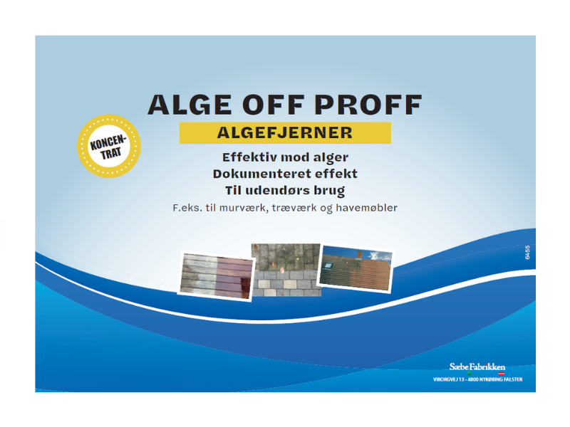 Alge Off 10L - Koncentreret algefjerner