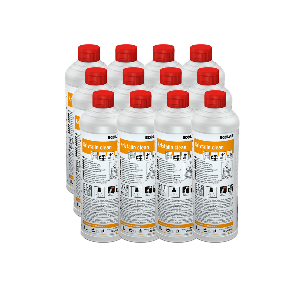 Kristalin Clean 12x1 L - Sanitetsrengøring
