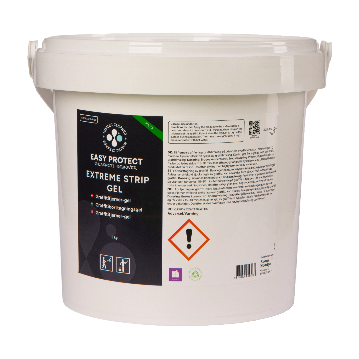 EP Graffiti Remover Extreme Strip Gel 5 kg - Kraftig Graffitifjerner