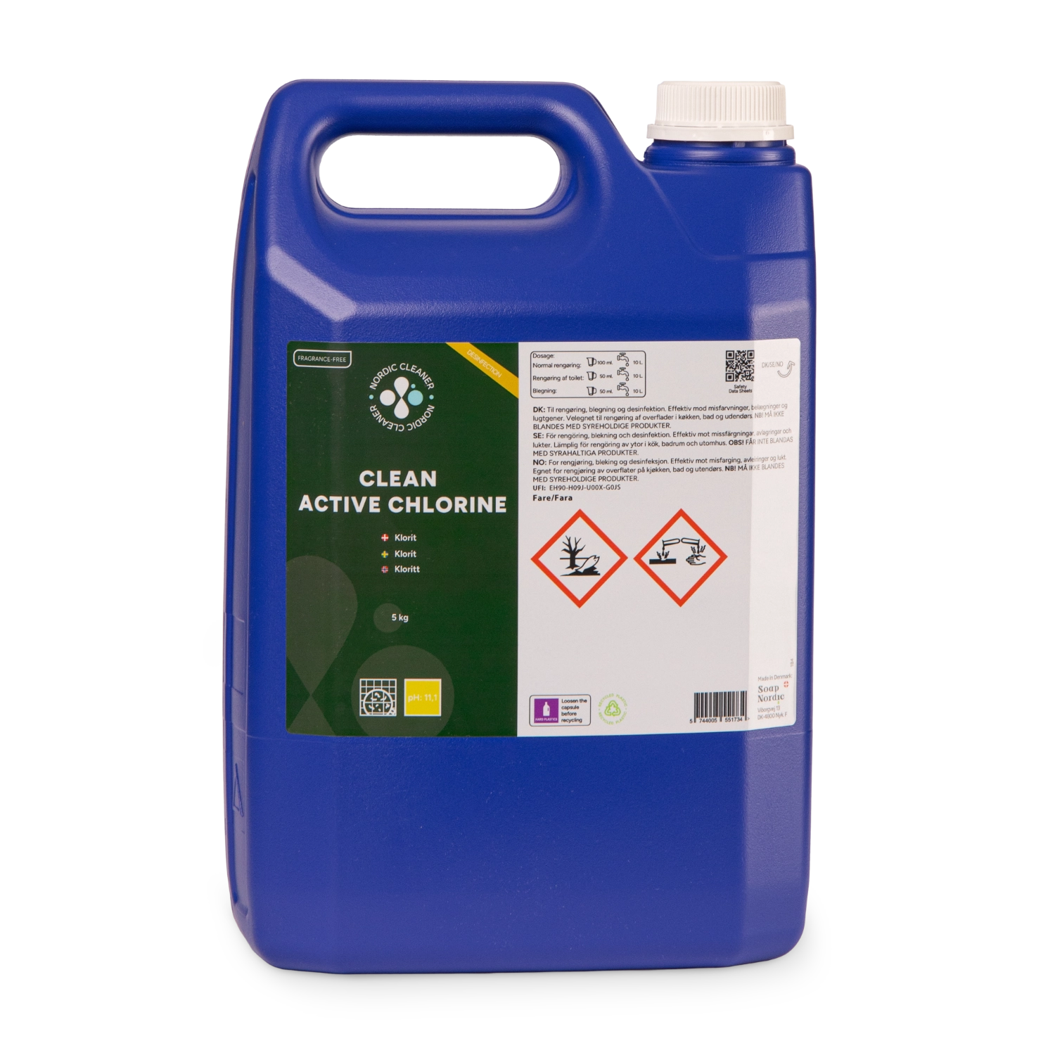 Clean Active Chlorine - Klorit 3x5 L