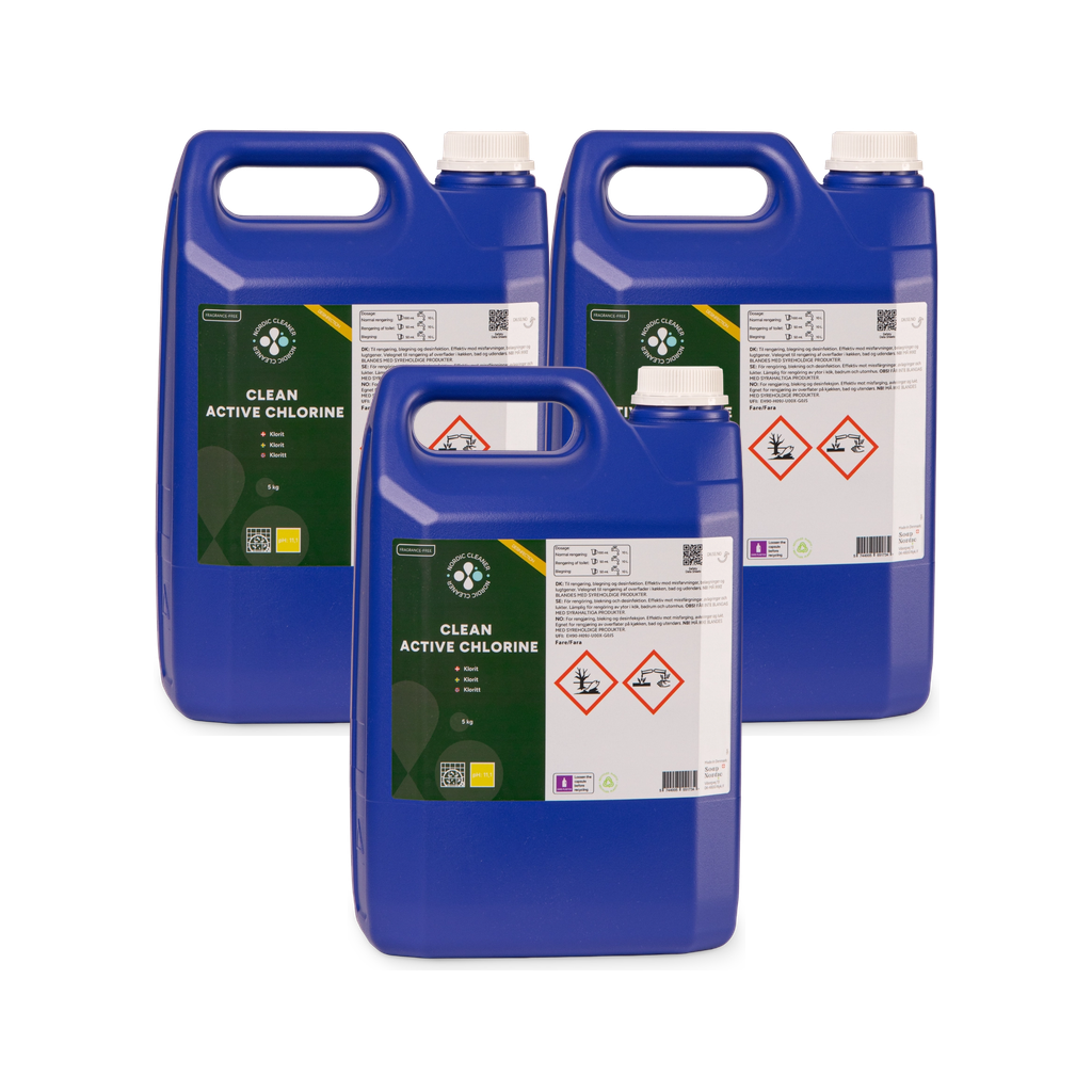 Clean Active Chlorine - Klorit 3x5 L