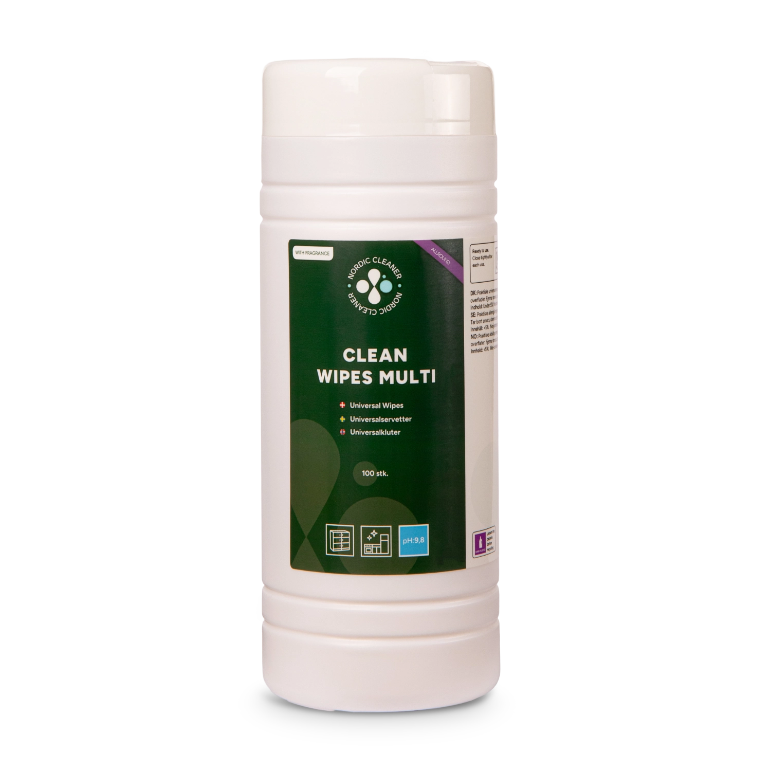 Clean Wipes Multi - Universal Rengøringsservietter 12x100