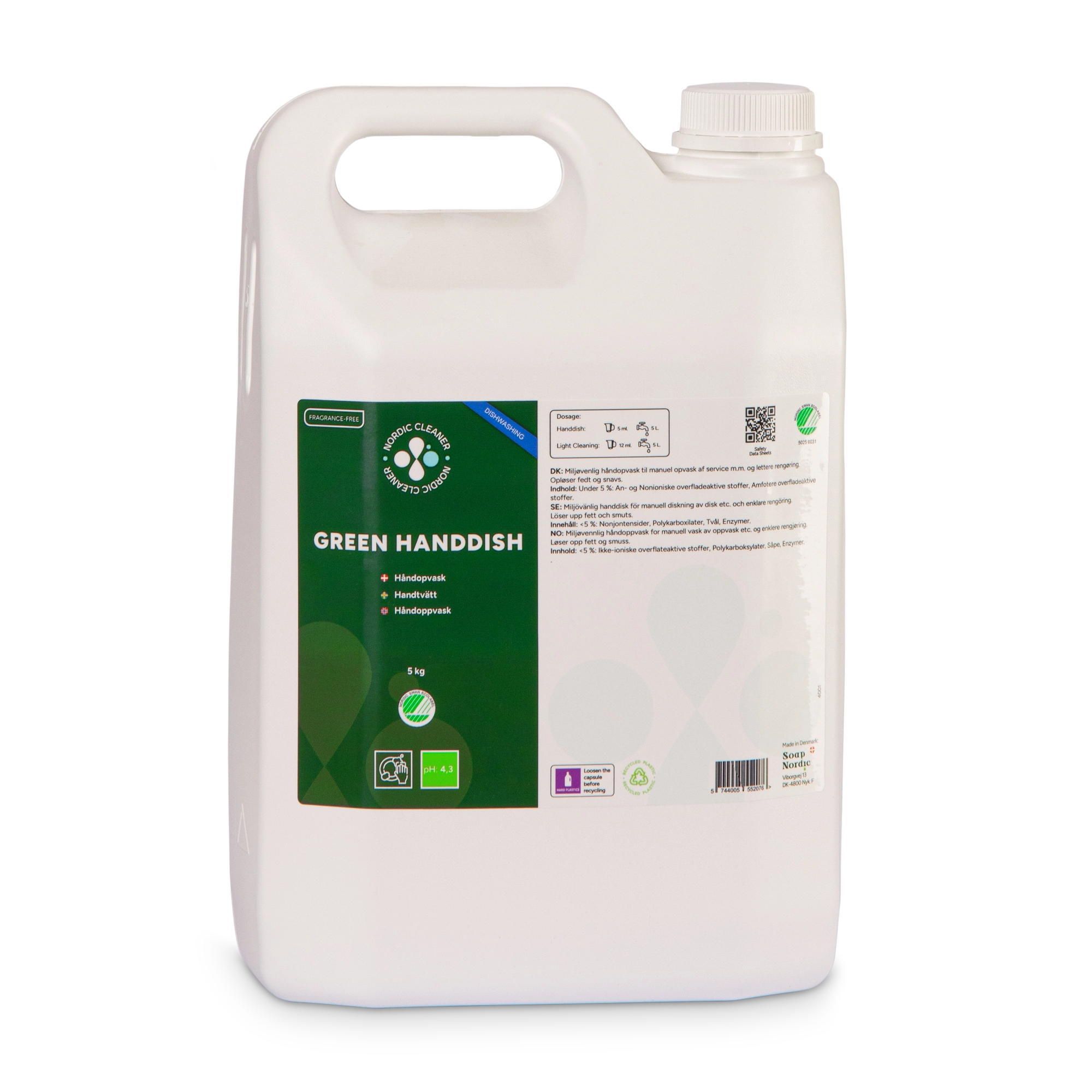 Green Handdish - Håndopvask 3x5 L