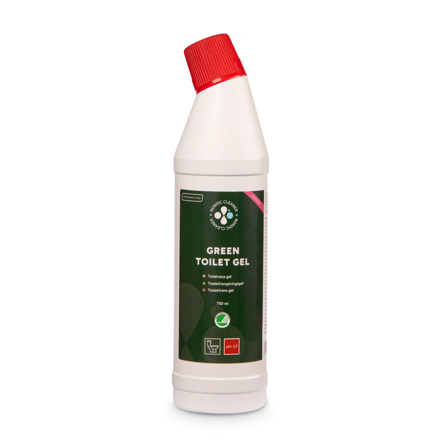 Green Toilet Gel - Toiletrens uden parfume 12x750 ml