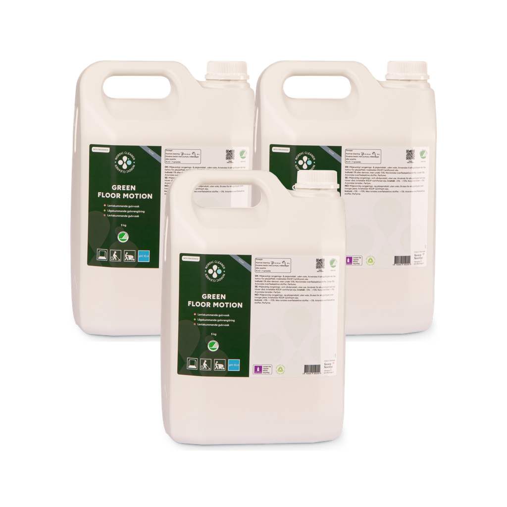 Green Floor Motion 3x5 L - Lavtskummende Gulvvask