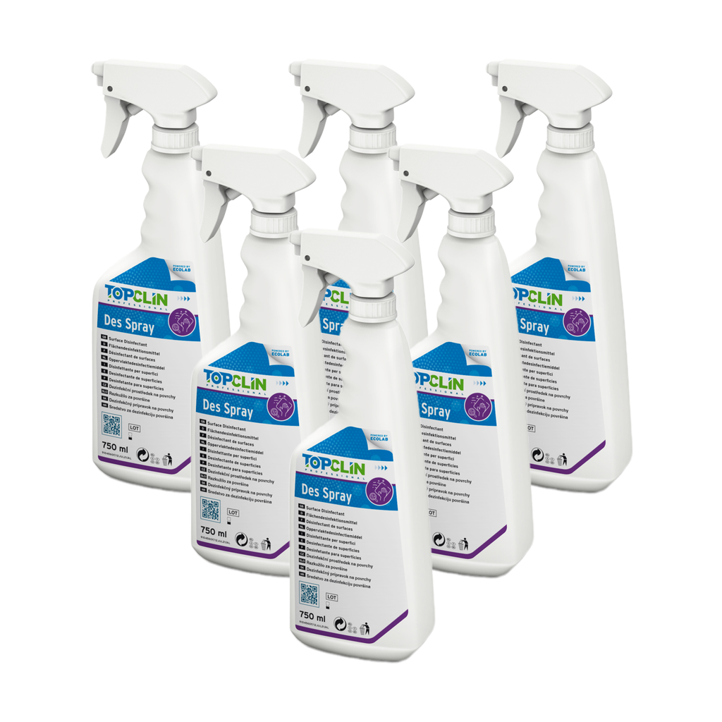 TopClin Des Spray 6x750 ml - Desinfektionsmiddel
