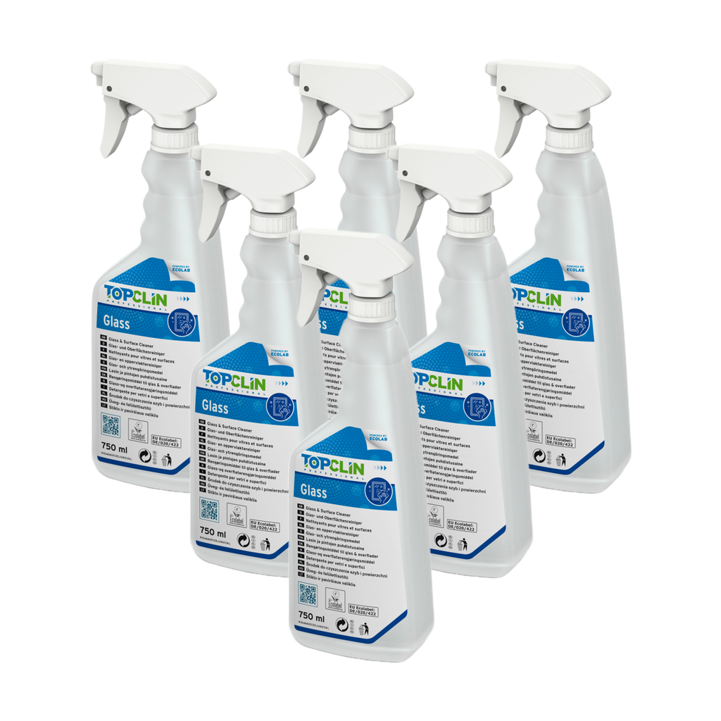 TopClin Glass 6x750 ml - Glasrens