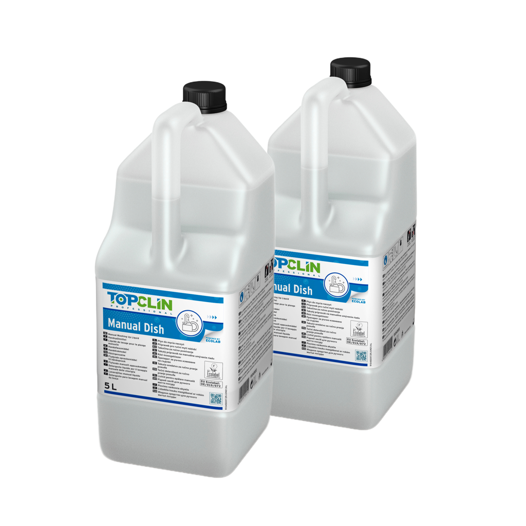TopClin Manual Dish 2x5 L - Opvaskemiddel