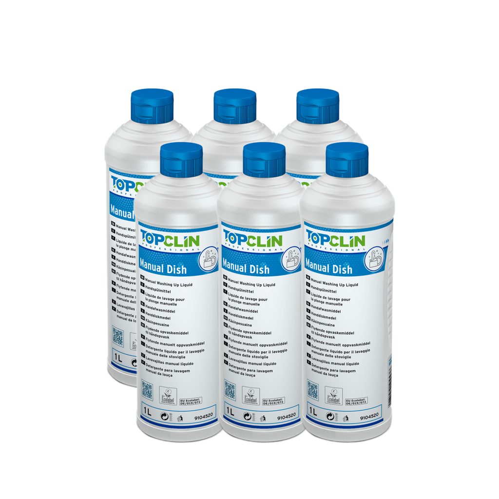 TopClin Manual Dish 6x1 L - Opvaskemiddel