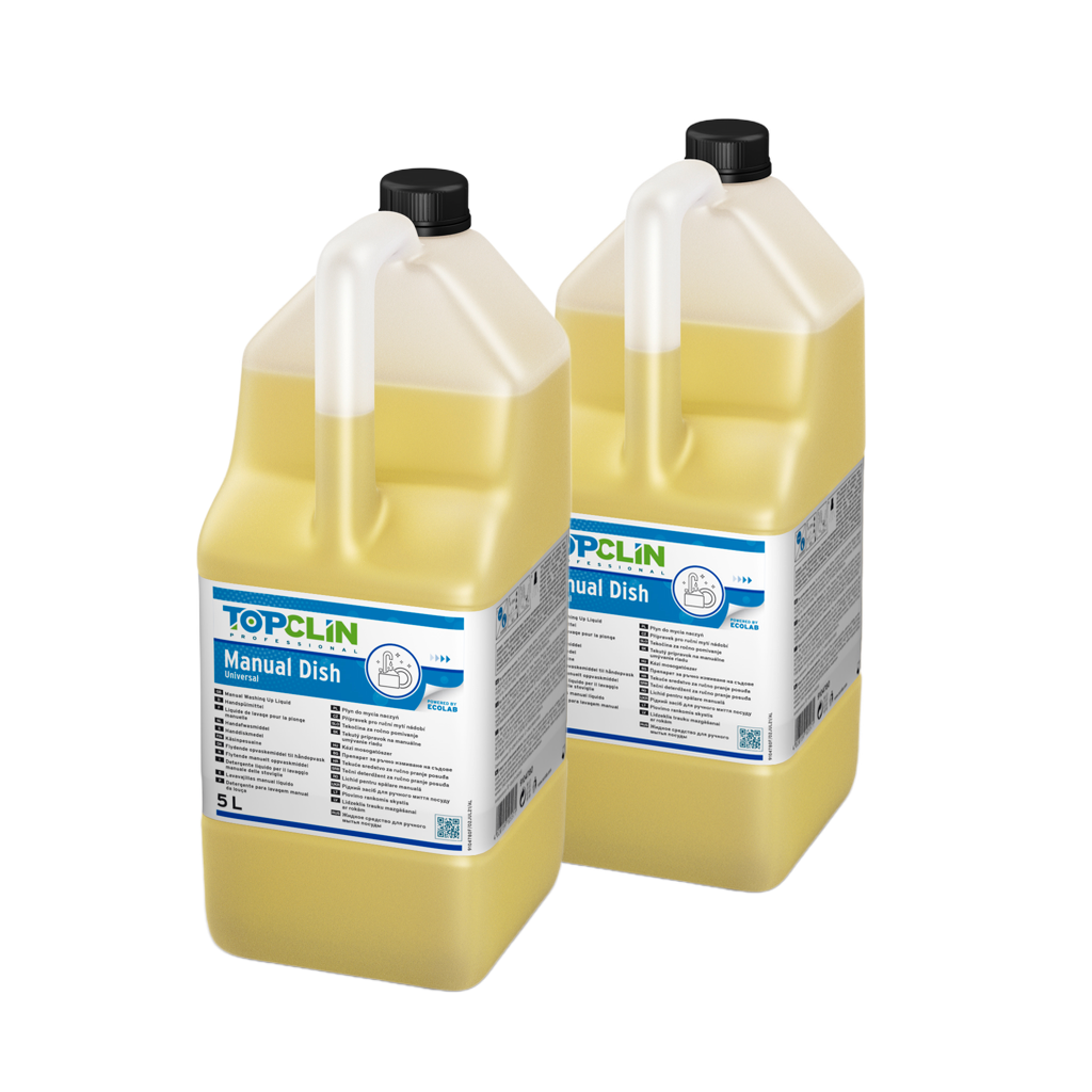 TopClin Manual Dish Universal 2x5 L - Opvaskemiddel