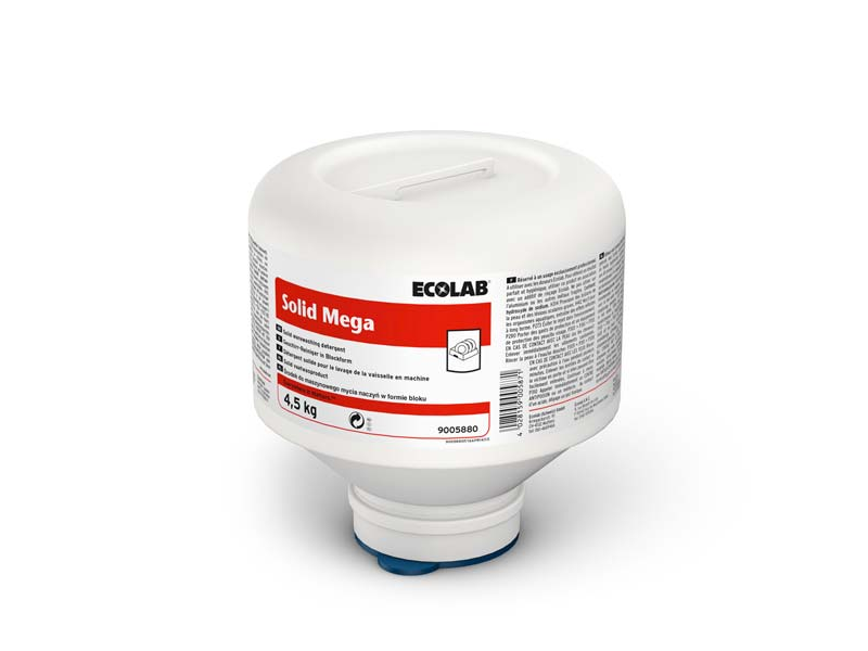 Solid Mega 4x4,5kg - Maskinopvaskemiddel