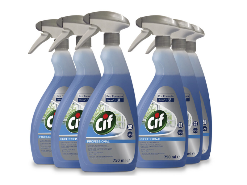 Cif PF. Window & MultiS. 6x0.75 L - Glasrens