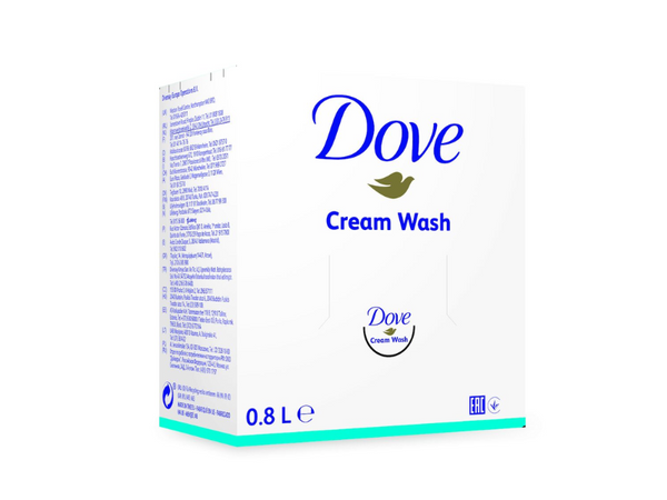 Soft Care Dove Cream Wash 6x0.8L - Håndsæbe