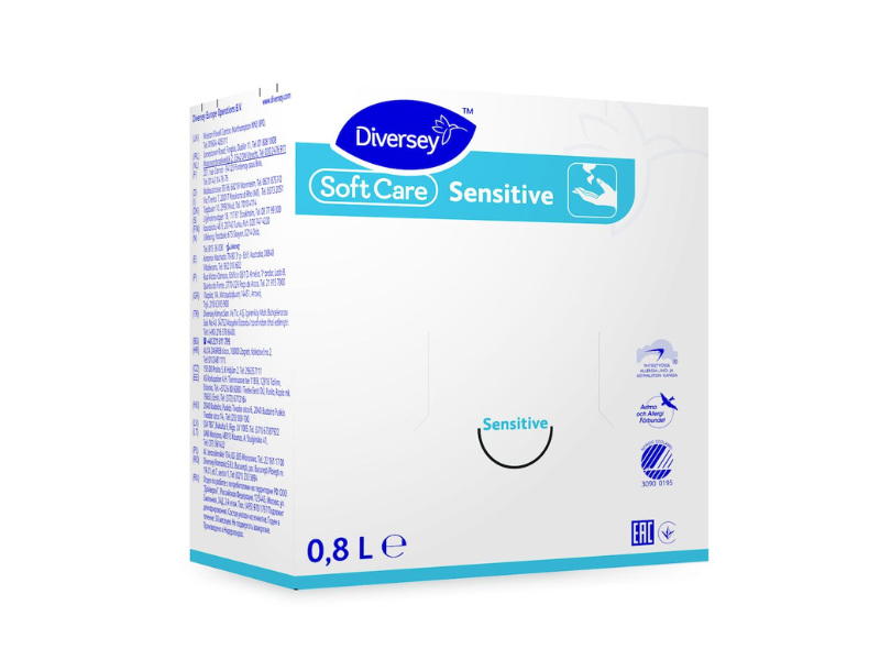 Soft Care Sensitive 6x0.8L - Håndsæbe